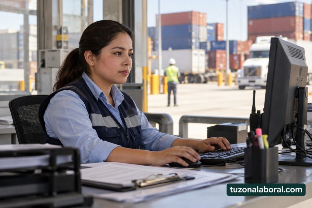 Imagen ilustrativa de Capturista con la marca tuzonalaboral.com.